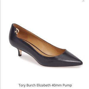 ***New ** Tory Burch PumpPerfect Navy 40mm Pump.